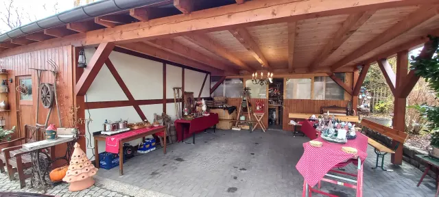 Landfreude auf dem Markt in Demitz-Thumitz, 6. November 2021