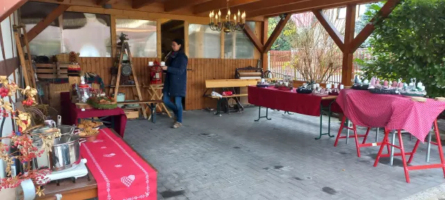 Landfreude auf dem Markt in Demitz-Thumitz, 6. November 2021