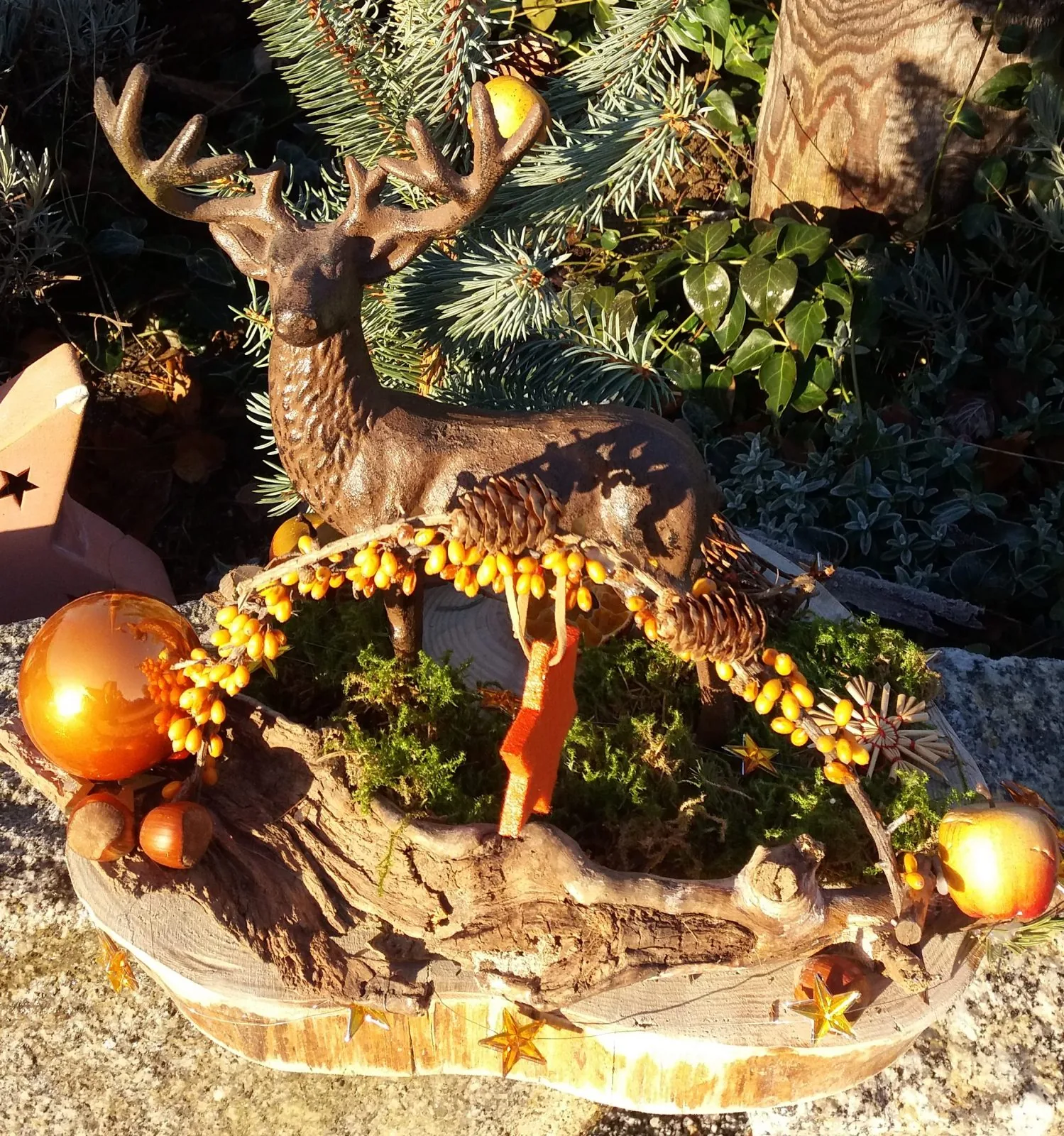 Eisern steht der Hirsch