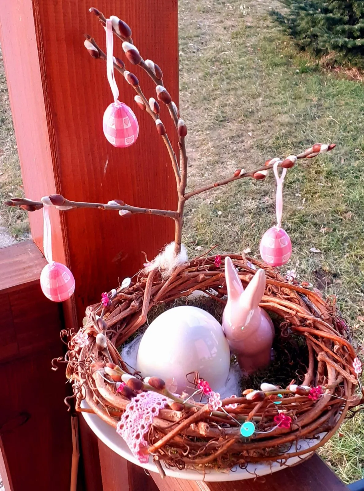 Hasendame mit Lieblingsfarbe rosa