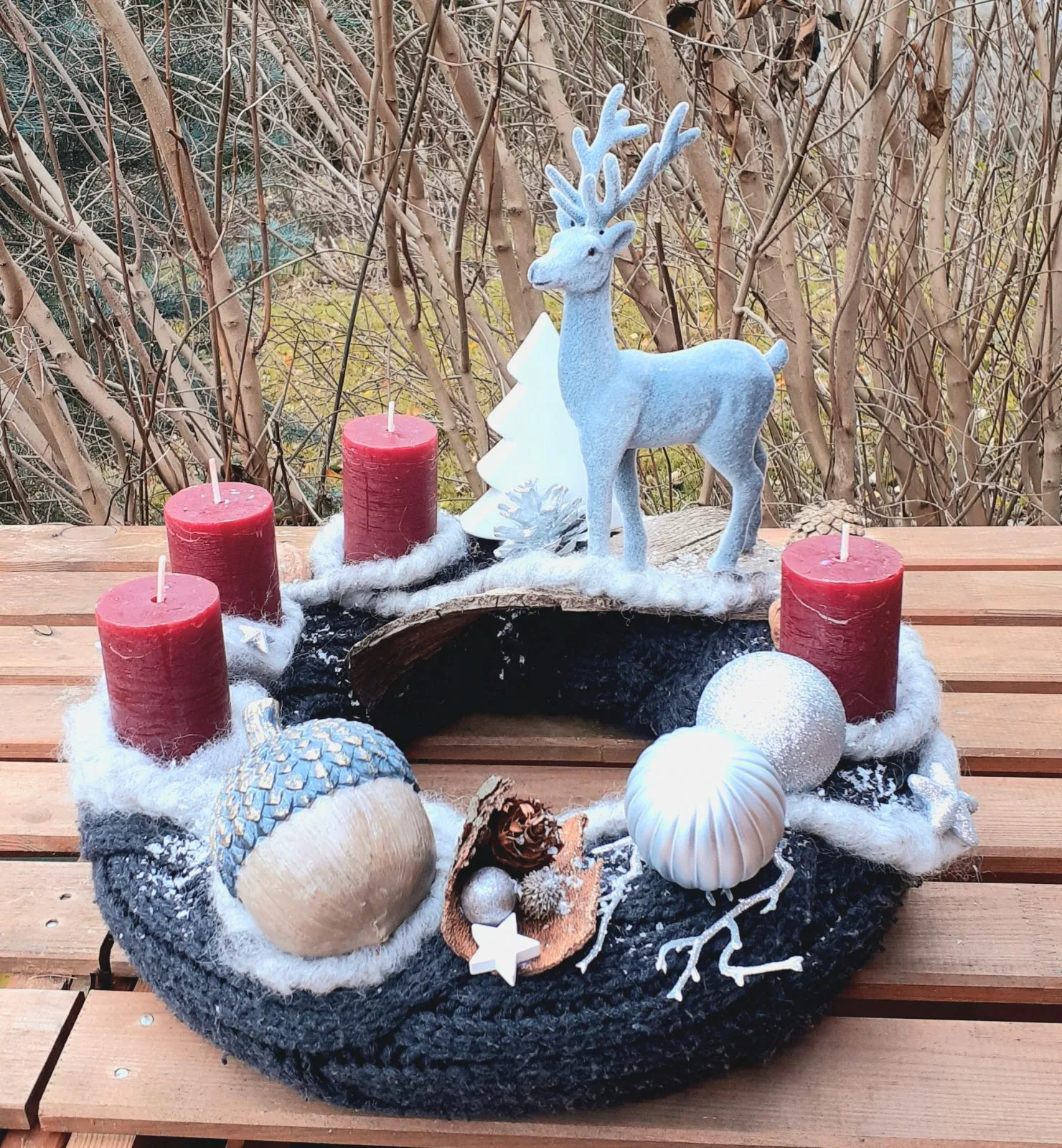 Weihnachtskranz "Der Herr des Waldes"