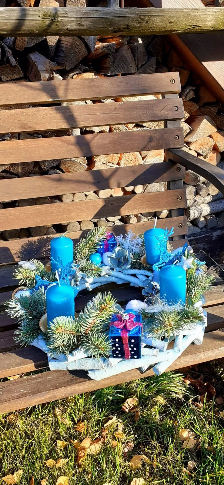Weihnachtstraum in Türkis.