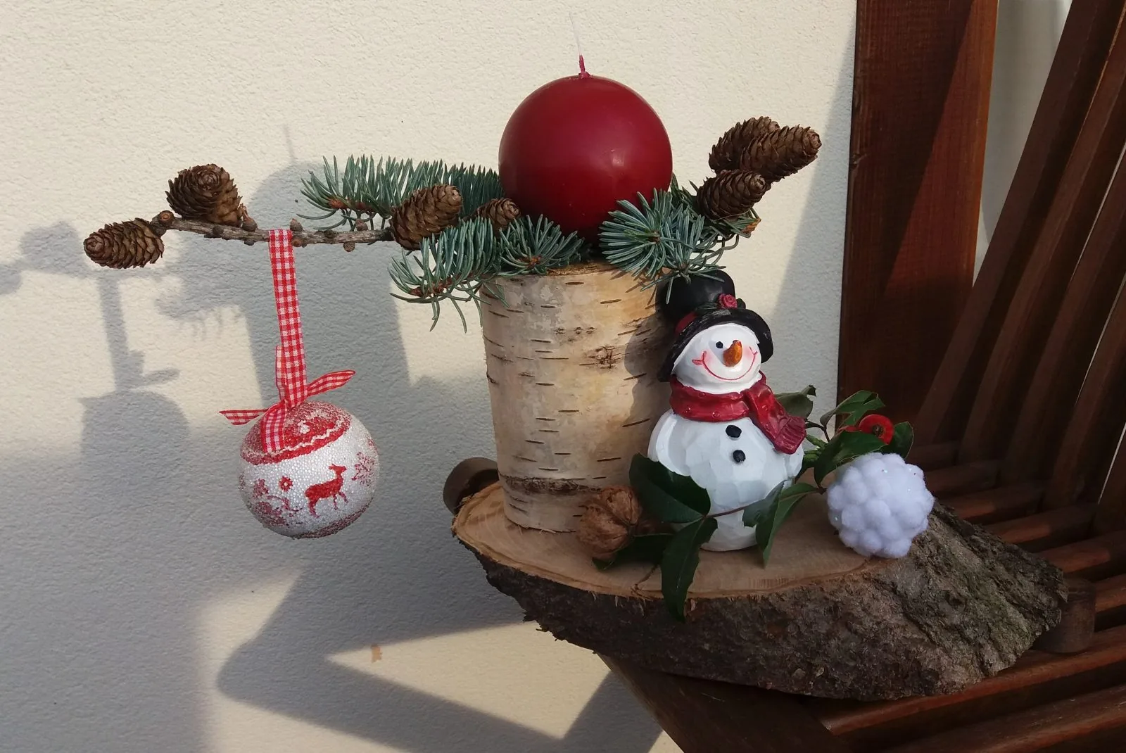 Zur Freude des Schneemannes